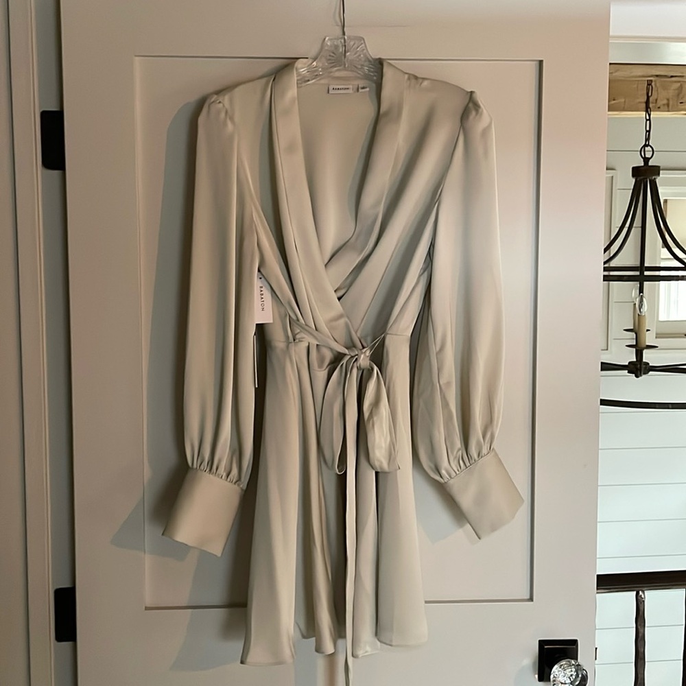 Babaton wrap dress
